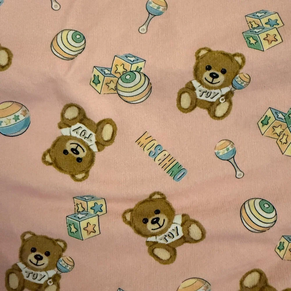 Moschino Baby Pink Toy Bear Changing Mat Diaper Pad MSX03D LCB34 Portugal